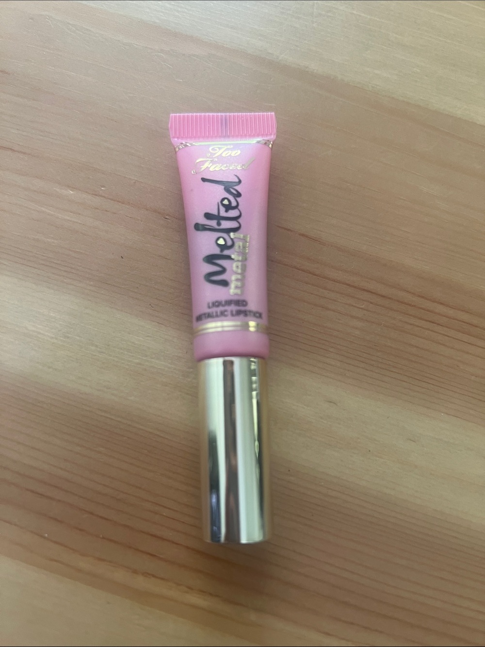 Too Faced Melted Metal Liquified Metallic Lipstick in Melted Metallic Peony